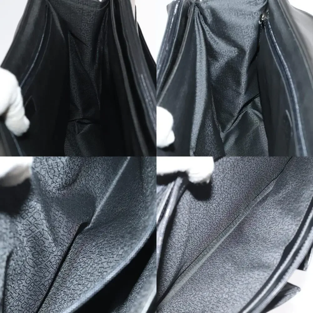 Versace Leather Shoulder Bag Black